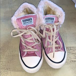 High Top Plush Sneaker